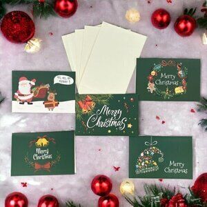 5pcs Bundle Christmas cards